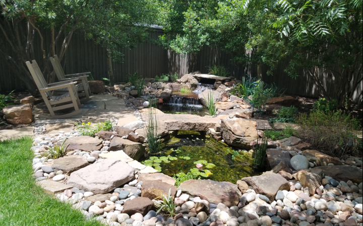 Natural Ponds & Waterfalls